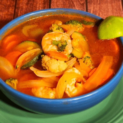 Caldo De Camarones.