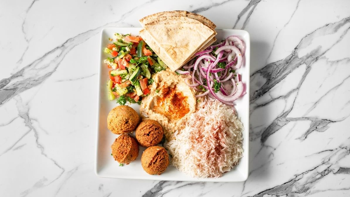 8. Falafel Plate.