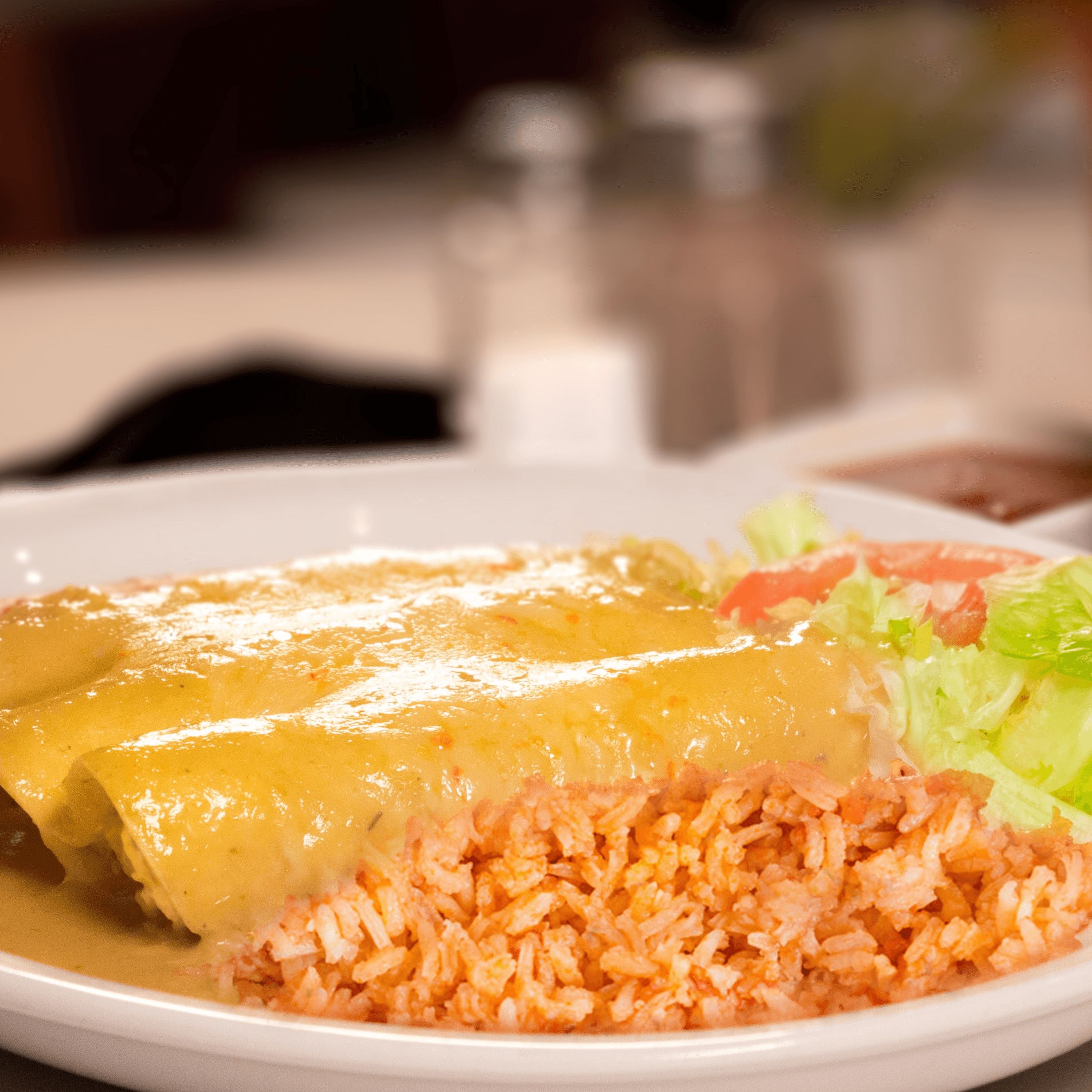 Enchiladas Plate.