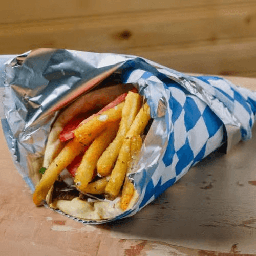 Chicken Gyro Sandwich.