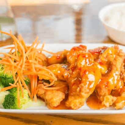 Orange Sesame Chicken.