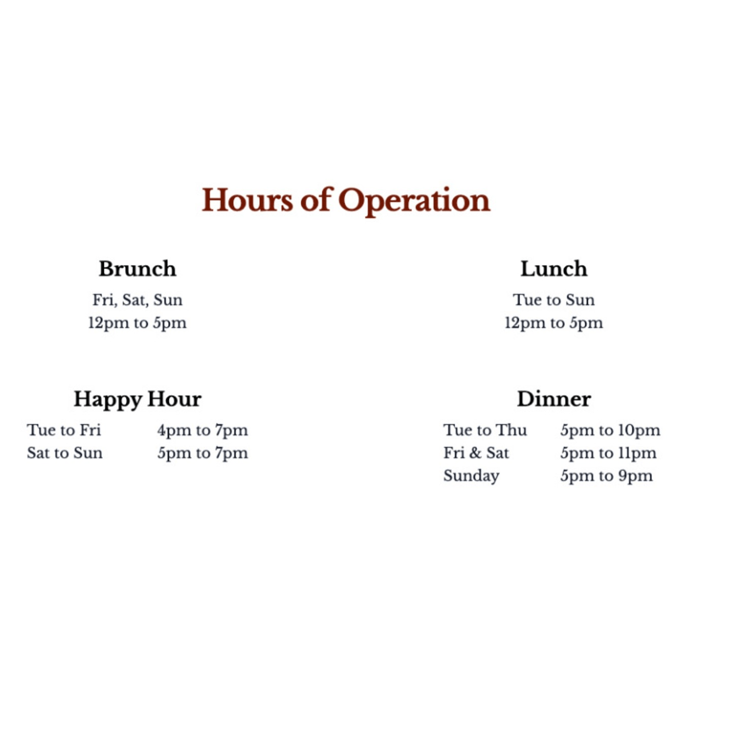 Reservations, The Delicious fun Starts: 