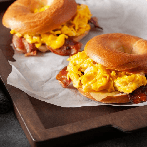 Bacon, Egg & Cheese Sandwich.