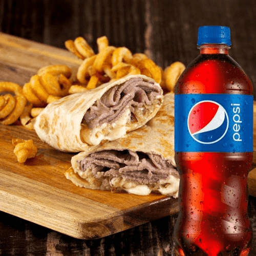 Steak & Cheese Panino Combo.