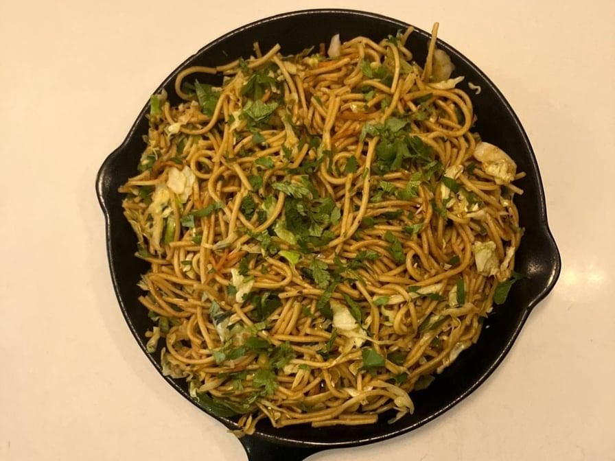 Veg Chowmein Noodles (Online).