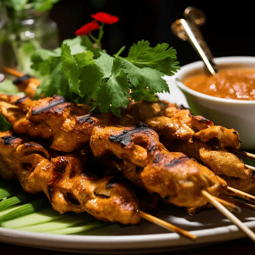 Satay Chicken.