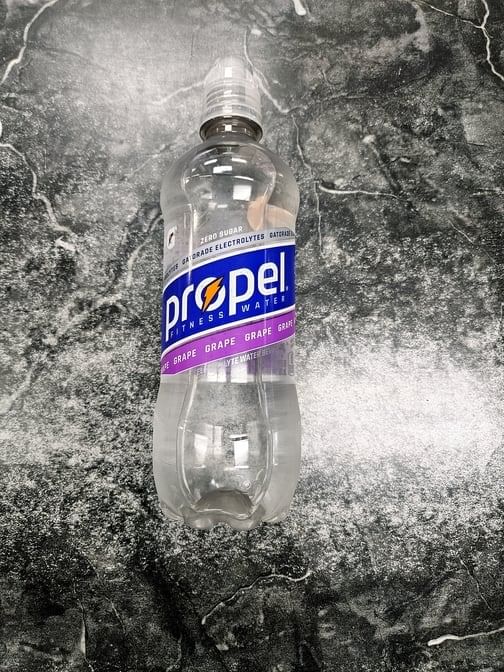 Propel Fitness Water Grape 20 Oz Zero Sugar.