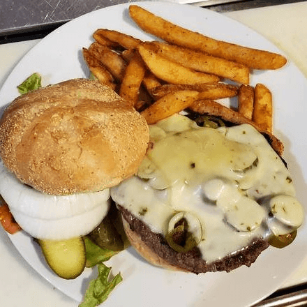 Garlic Habanero Burger.