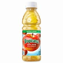 Tropicana Apple Juice.