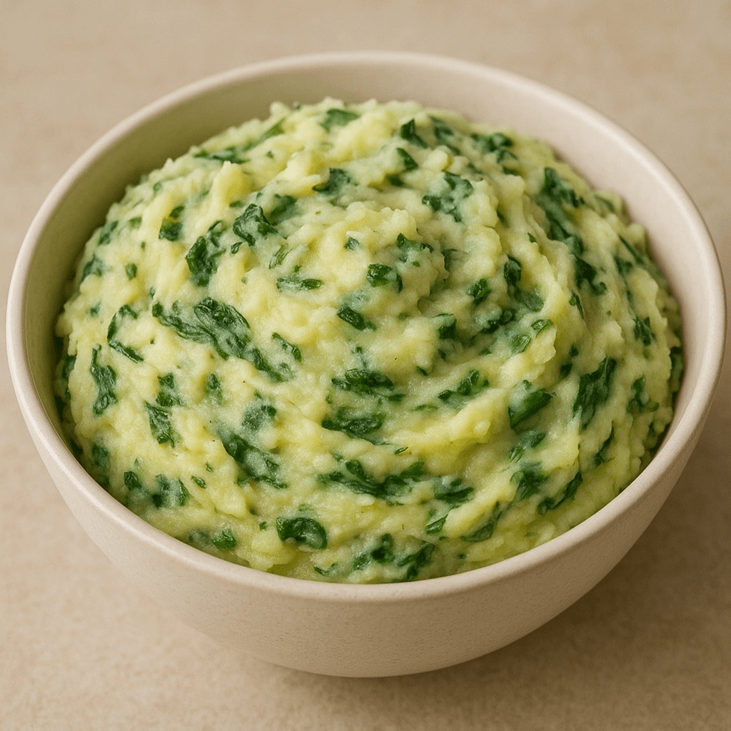 Side Of Spinach Mash Potatoes 8oz.