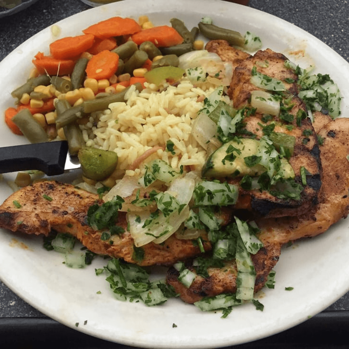 Chicken Kebab Plate