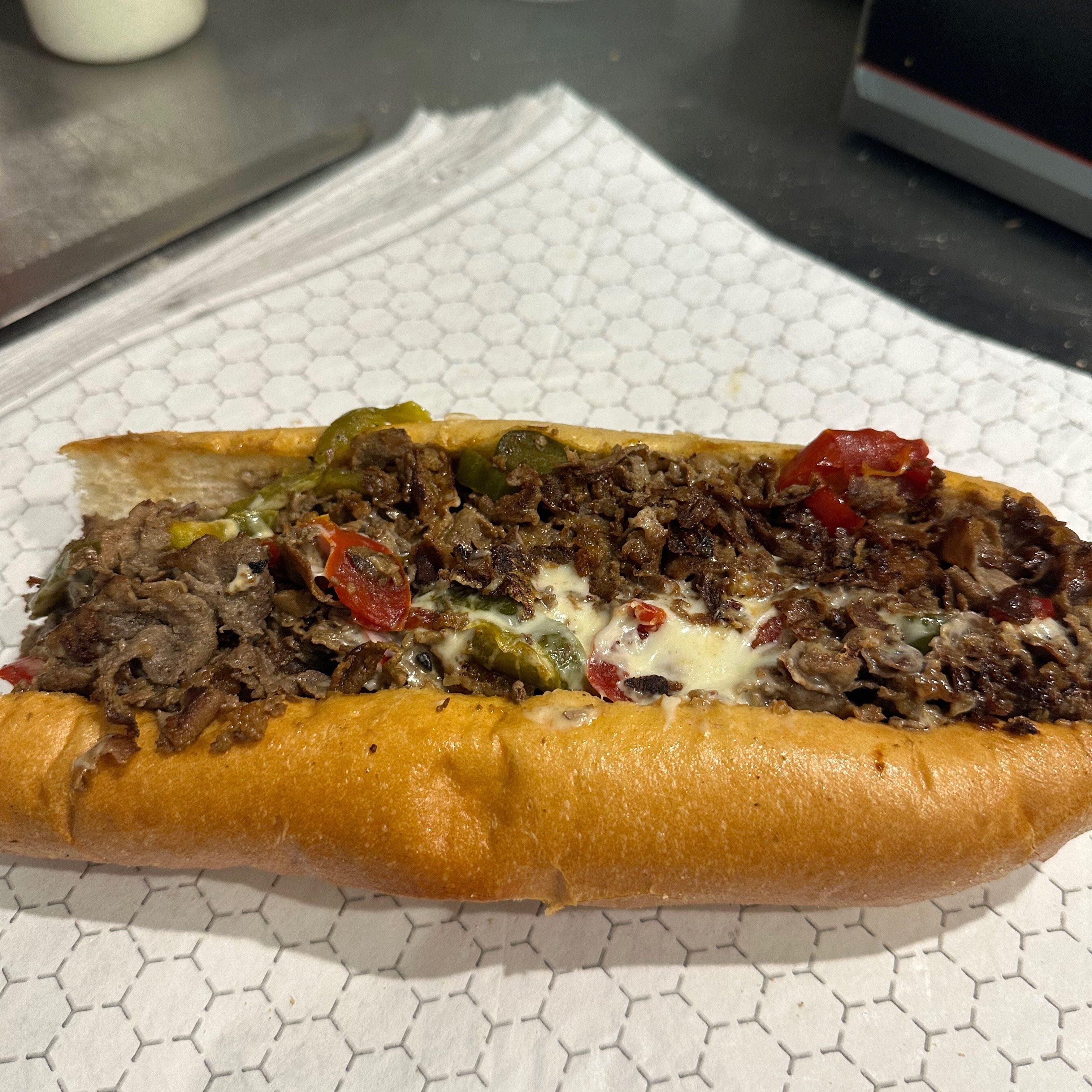 Sweet Heat Cheesesteak.
