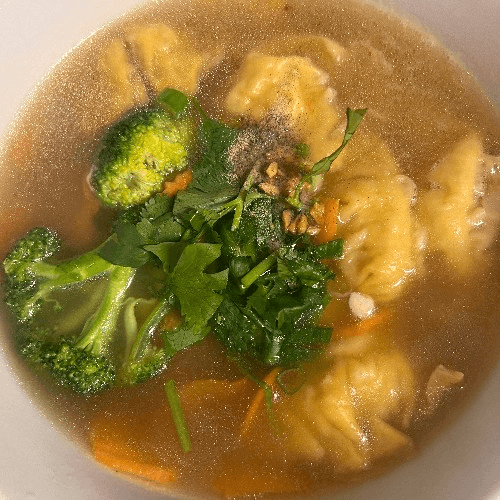 Wonton Noodle Soup.