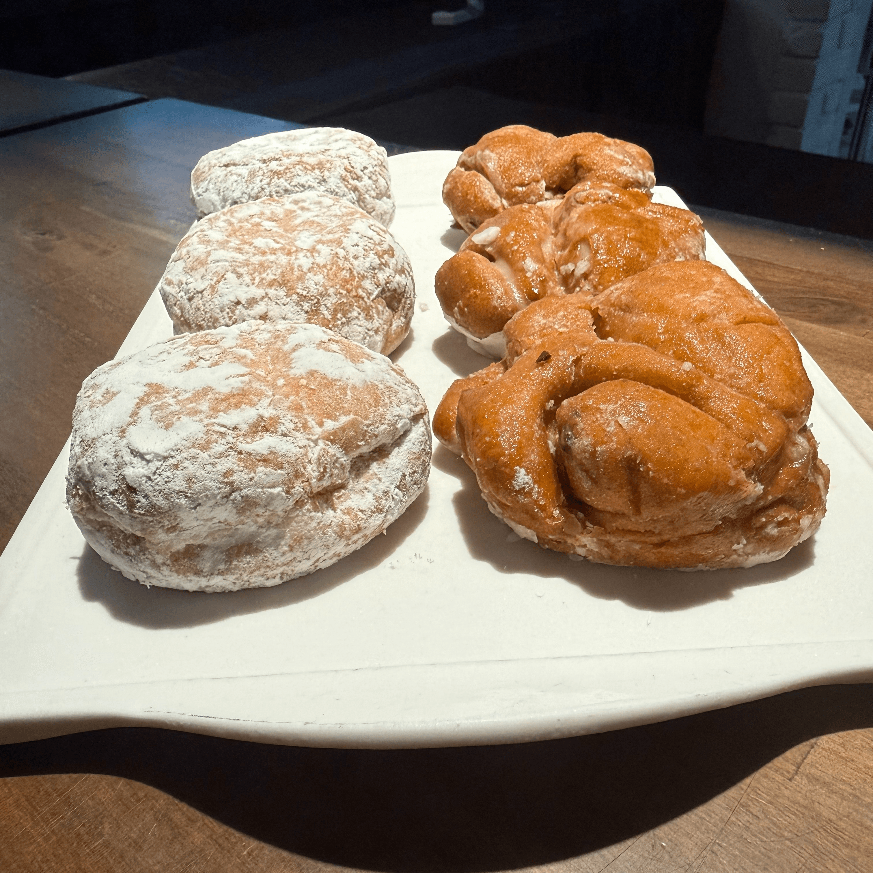 Raspberry or Apple Criso Donut.