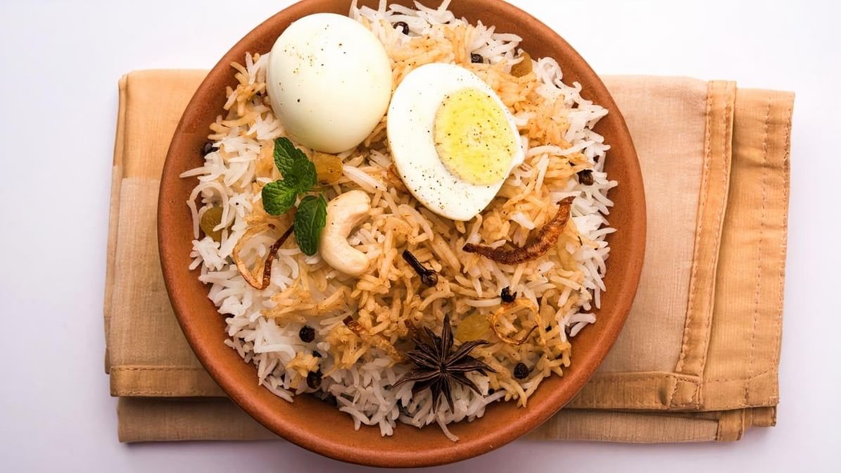 Egg Biryani.