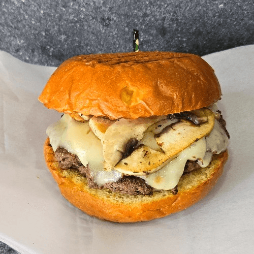 Mushroom Swiss Burger