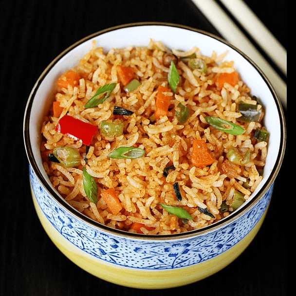 Egg Schiuan Fried Rice.