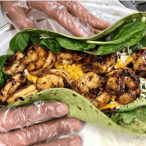 Jerk Shrimp Wrap