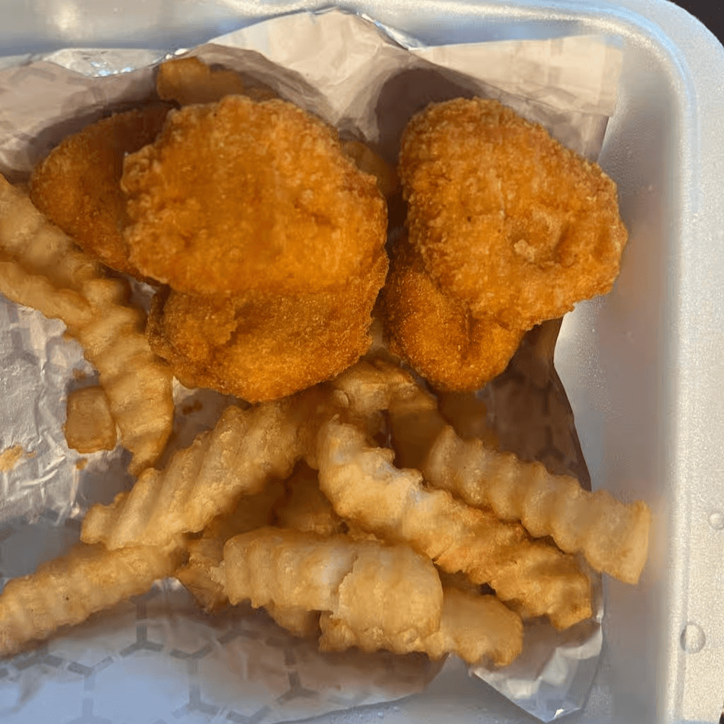 Nuggets with Fries.