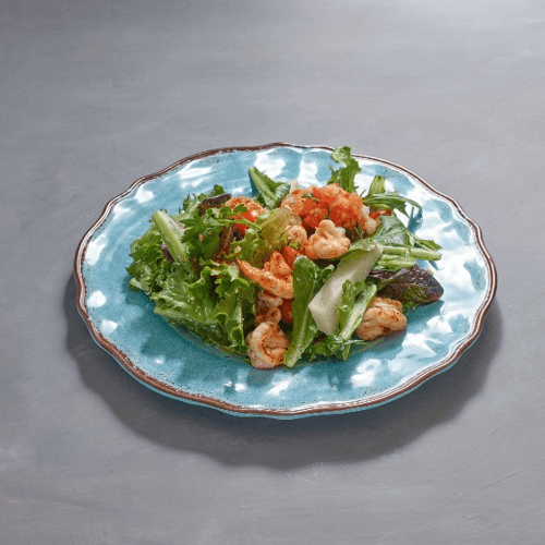 Shrimp Spring Mix Salad.