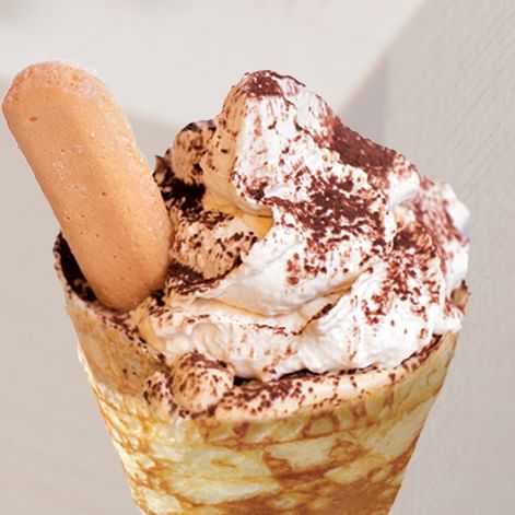 21. Tiramisu Crepe.