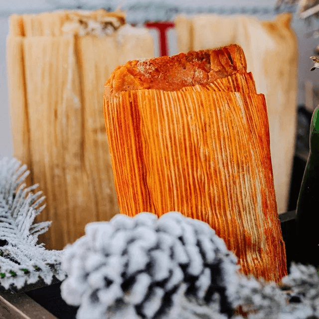 Red Beef & Pork Tamales.