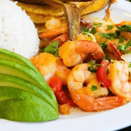 Camarones al Ajillo.