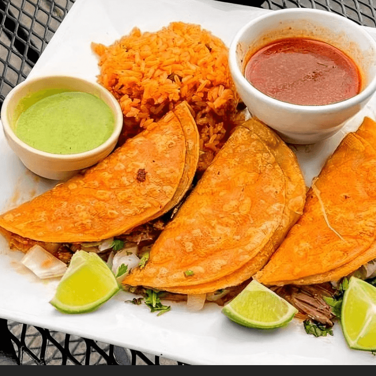 Quesabirria taco each.