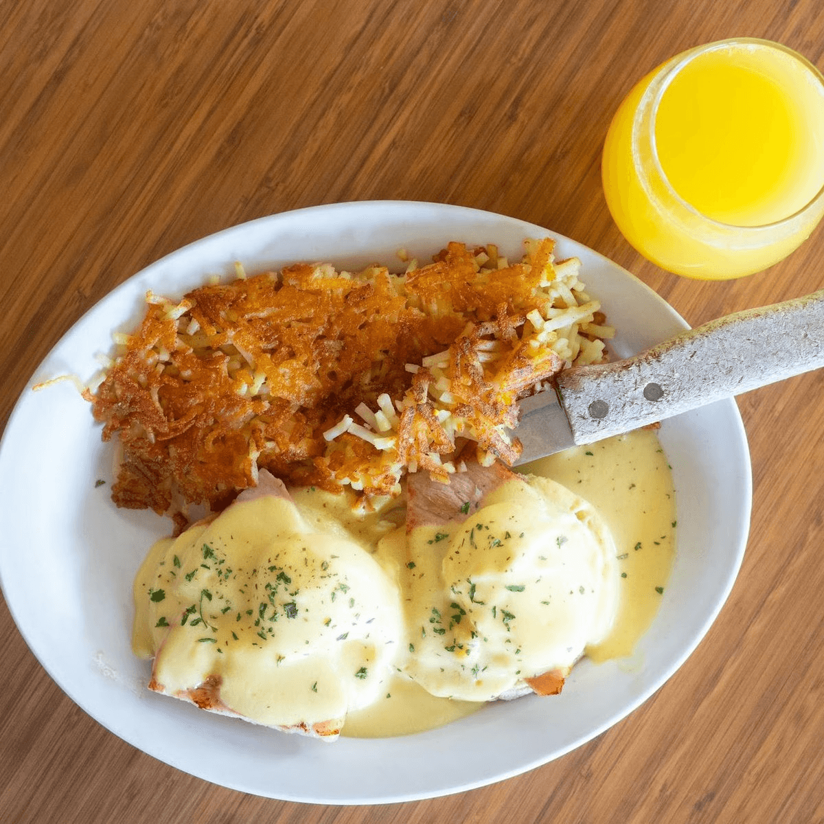 Eggs Benedict.