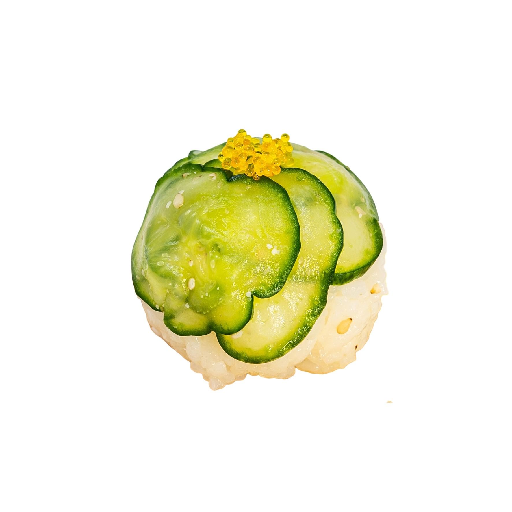 Cucumber Sushi Ball - 黄瓜寿司球 - Bolita de Sushi de Pepino.