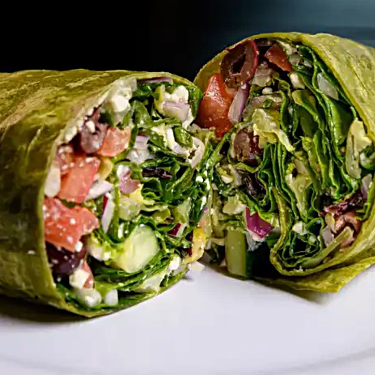 Greek Salad Wrap.