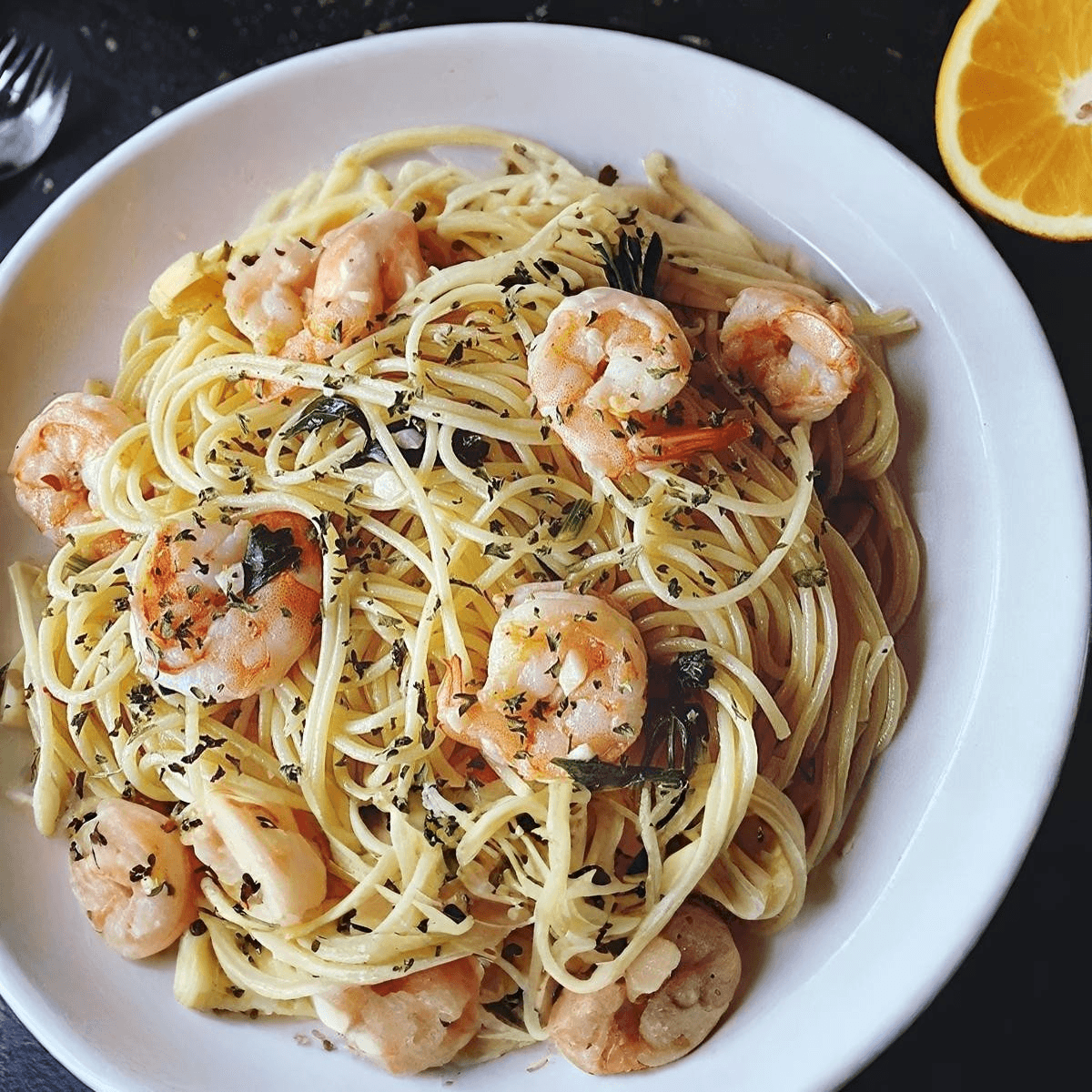 Shrimp Piccata Tray.