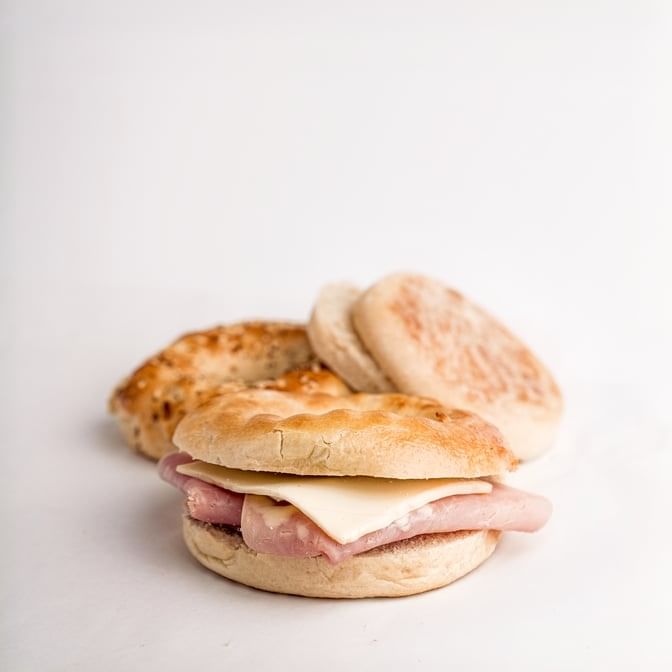 Ham and Cheese Bagel/English Muffin.