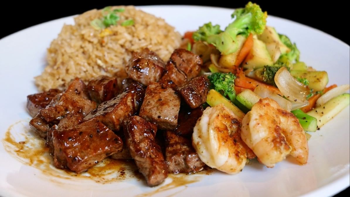 Teriyaki Steak.