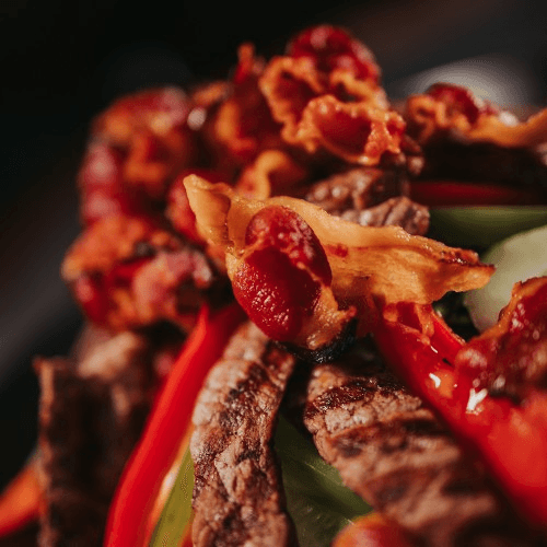 California Flaming Fajitas.