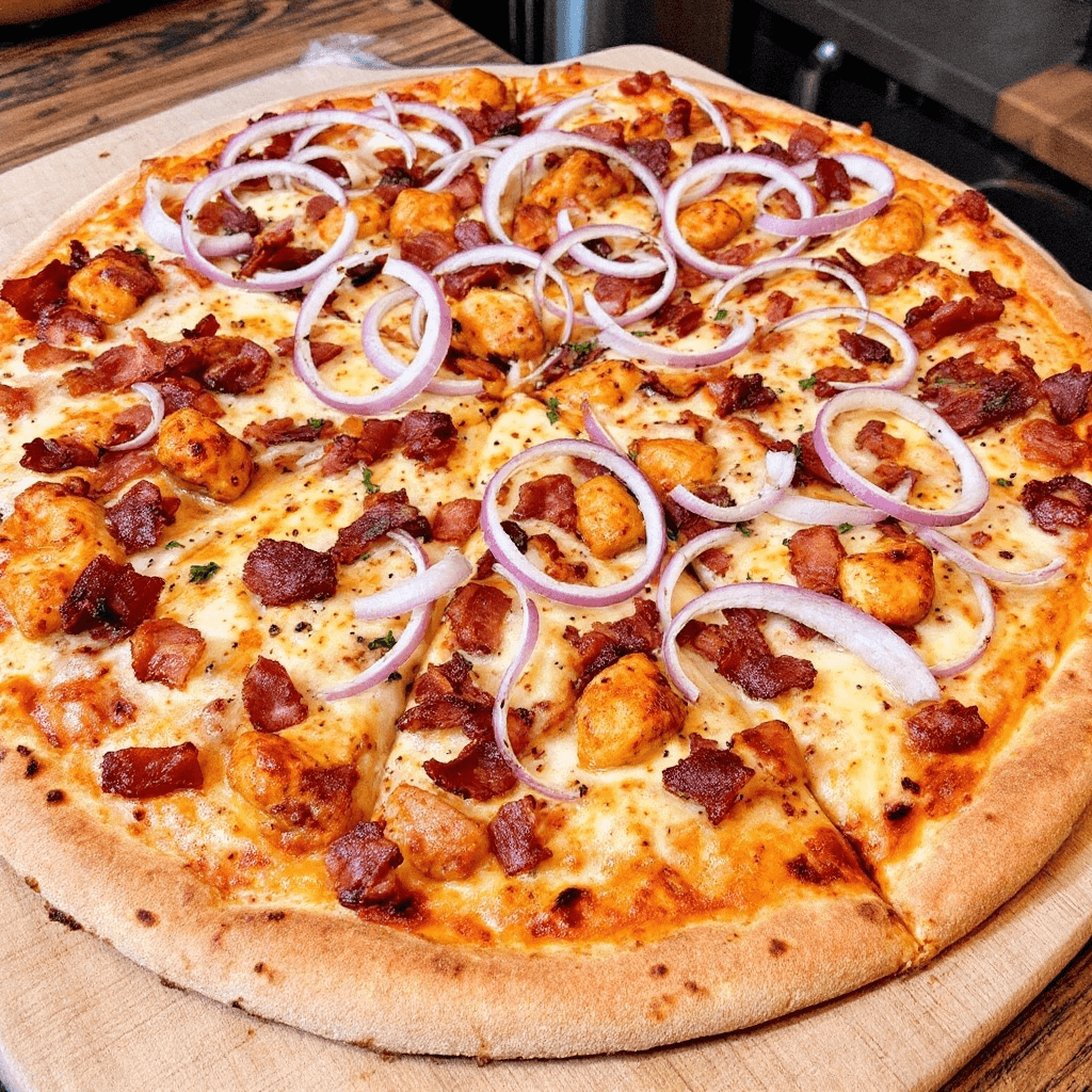 Chipotle Chicken Pizza.