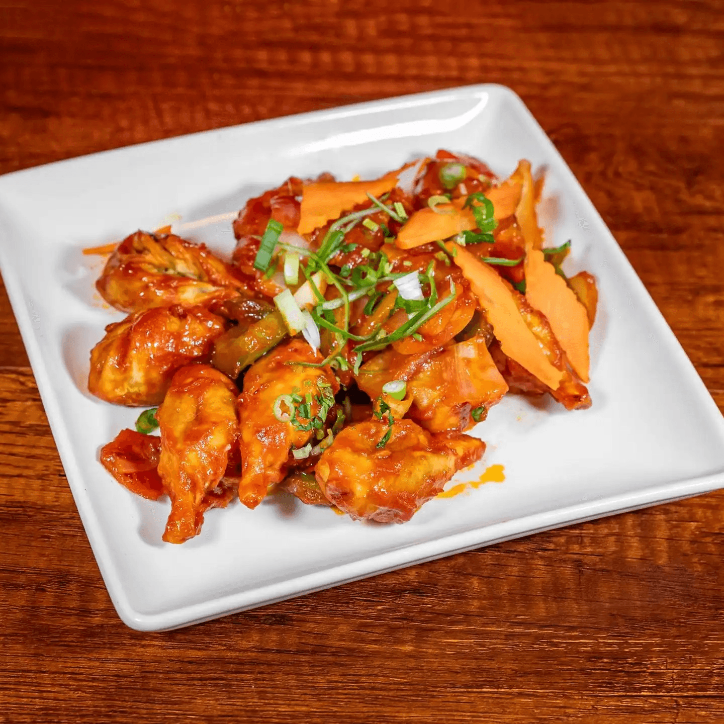 Chilli Fried Veg Momo.