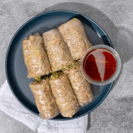 A5. Shredded Tofu & Veggie Rolls.