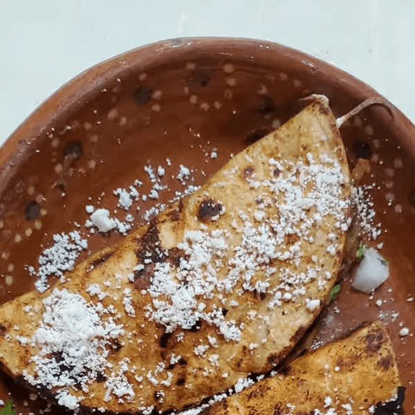 3 Birria mini quesadillas with out soup.