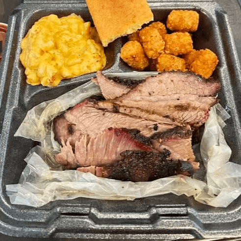 Beef Brisket Plate.