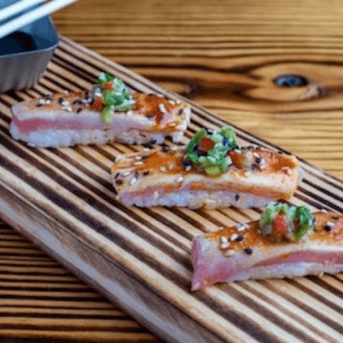 Seared Tuna Nigiri Anticuchero.