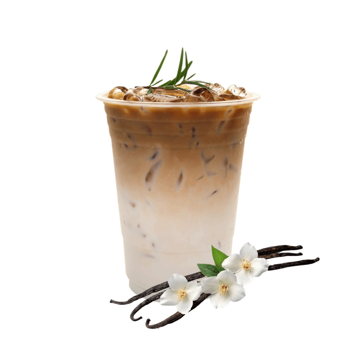 Iced Vanilla Latte - 冰香草拿铁.