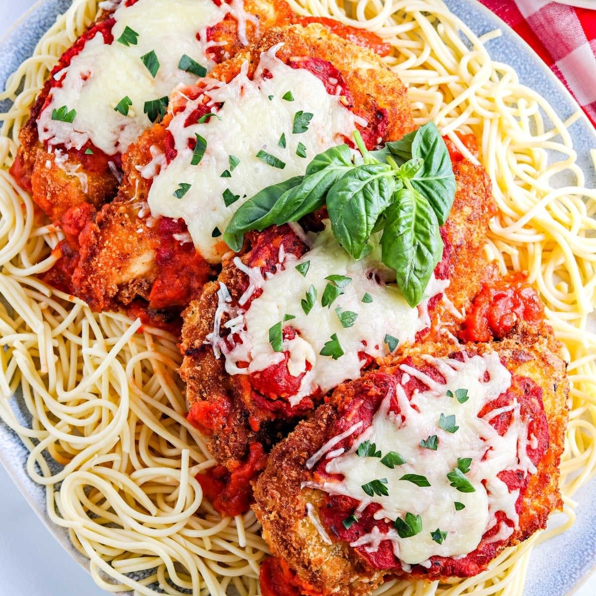 Chicken Parmigiana.