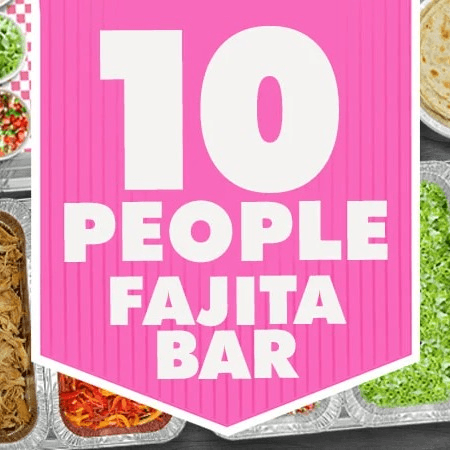 Fajita for 10 People.