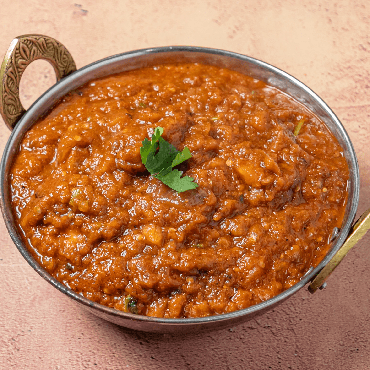 Vegan Baingan Bhartha.