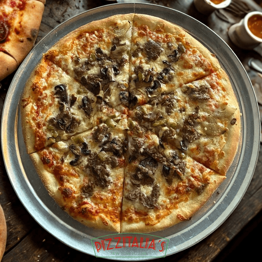 Steak Pizza (14" Regular).