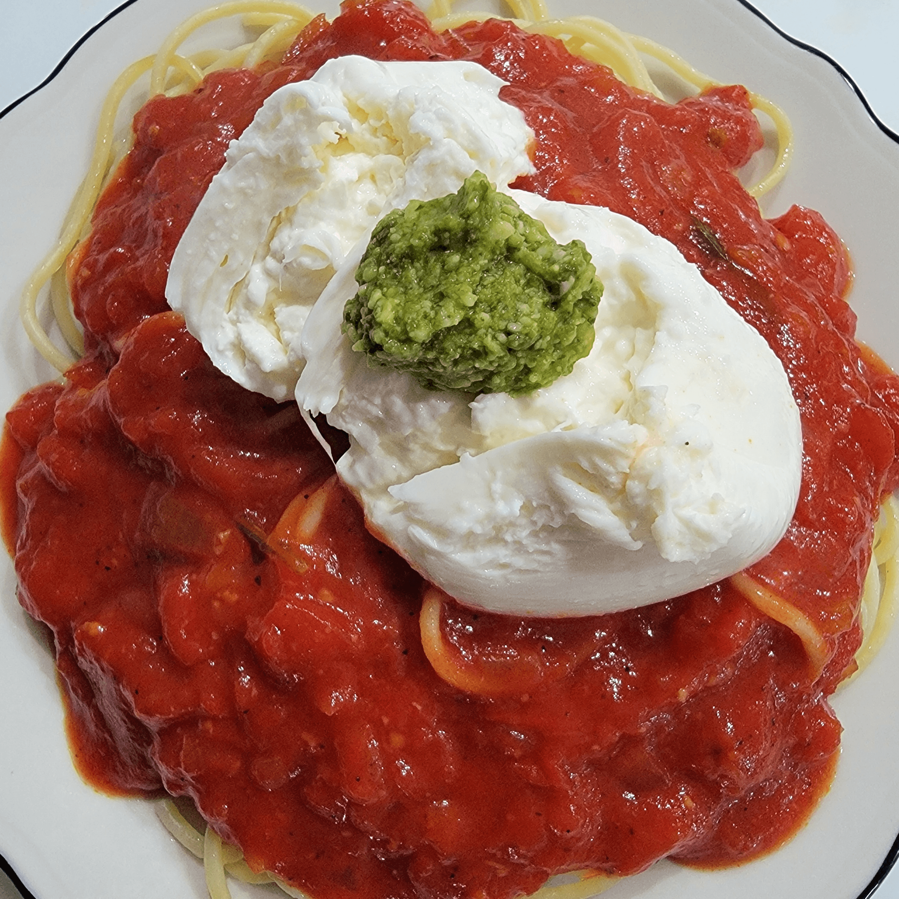 Spaghetti Margarita.