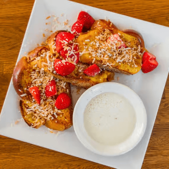Coconut Crusted French Toast.