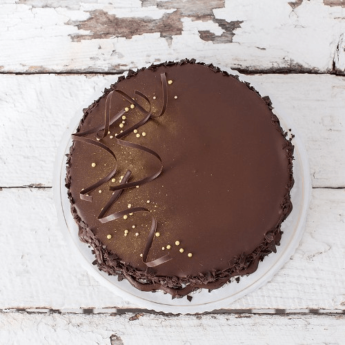10" Chocolate Chocolate Mousse Cake-Serves 14-18