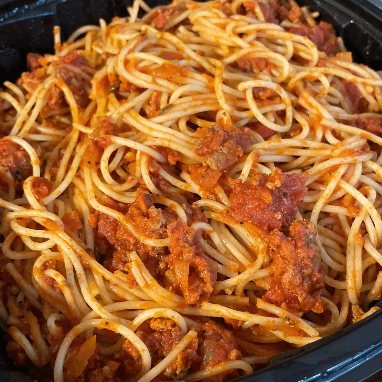 Spaghetti Bolognese.